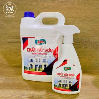 Chất tẩy sơn Zippro 5lít, Tẩy sơn trên cửa nhôm, tẩy bã băng keo trên kính