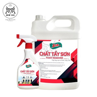 Chất tẩy sơn Zippro 5lít, Tẩy sơn trên cửa nhôm, tẩy bã băng keo trên kính