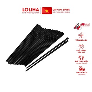 ⛔FREESHIPXTRA⛔ Hộp 10 đũa đen kháng khuẩn (LOẠI ĐEN XOẮN)