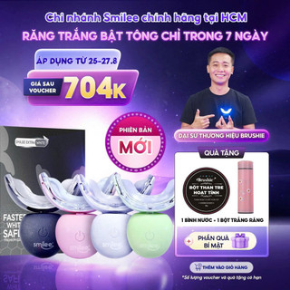 Bộ Kit Trắng Răng Smilee Extra, trắng răng từ 3-6 tone sau một liệu trình giúp hơi thở thơm mát tự tin, Hàng chính hãng