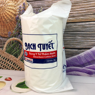 Bông Y Tế Bạch Tuyết Cuộn 1Kg - Bông thấm nước Loại 1 ( Bông bạch Tuyết )