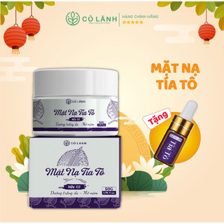 Mặt nạ tía tô dưỡng trắng da mờ thâm nám, tàn nhang Cỏ Lành