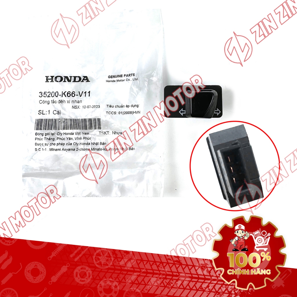 Nút Công Tắc Xi Nhan Xe AirBlade 160/150/125, AB 2016 - 2023+, Lead 2017 - 2025, SH Mode 2020, Visio