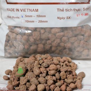 Viên đất nung SFARM (sỏi nhẹ) 5-10mm - Túi 5dm3
