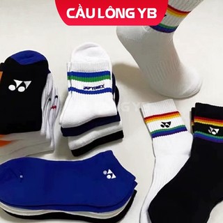 Tất cầu lông cổ cao Yonex hàng loại 1 , tất dày êm , không bai nhão Tất chơi cầu lông