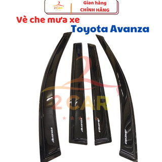 Vè Che Mưa Xe Toyota Avanza 2018 2019 2020, Nhựa đen DÀY cao cấp