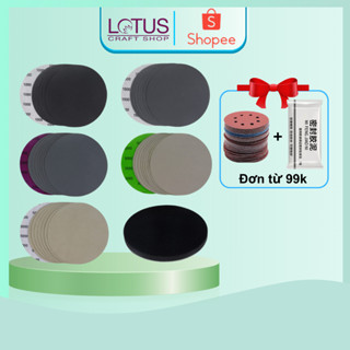 1 Tờ Giấy Nhám Silicon Carbide, Nhám Tròn 125mm Cao Cấp Chuyên Dụng Chà Nhám Nước Hoặc Khô