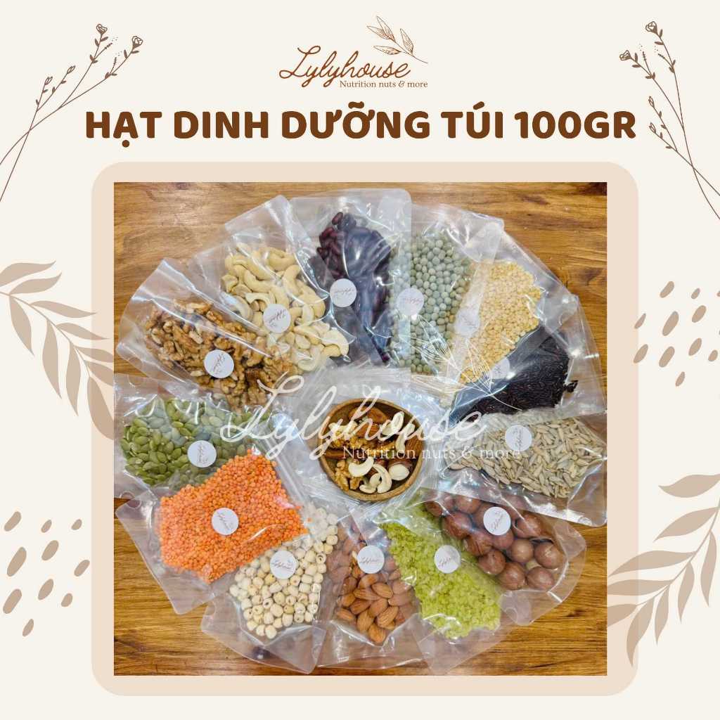 (100gr) Các loại HẠT & ĐẬU dinh dưỡng