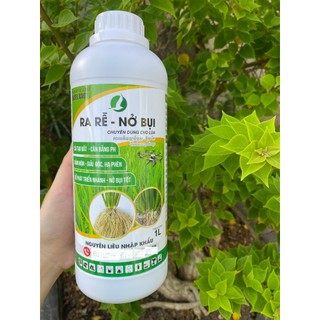 Ra rễ nở bụi lúa chai 1 lít. phân bón vi lượng cho cây lúa