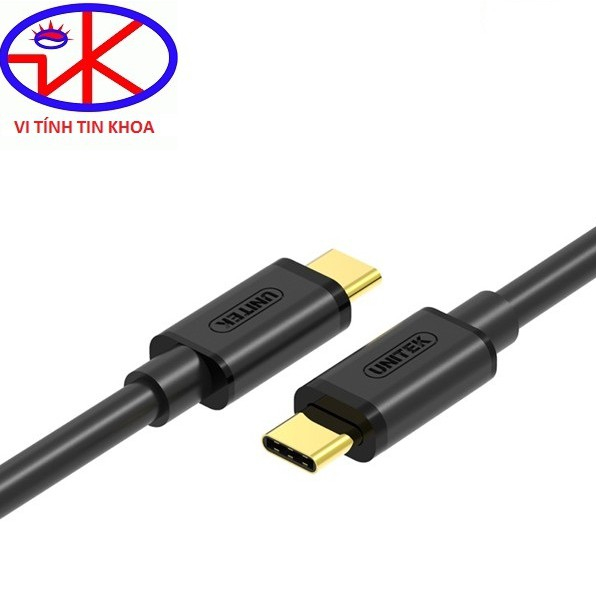 Cáp xịn- Cáp Type-C 2 đầu dương Unitek YC477BK( y-c477bk)