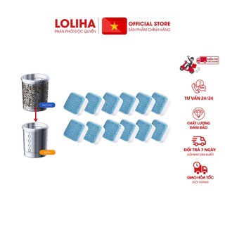 ⛔FREESHIPXTRA⛔ Hộp 12 viên tẩy lồng máy giặt