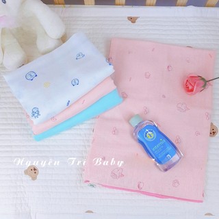 Khăn tắm 4 lớp cotton cao cấp in hình mềm mại / khăn tắm in hình mipbi 4 lớp 75x85cm