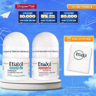 Combo 2 Lăn Khử Mùi Ngăn Mồ Hôi Etiaxil 15ml