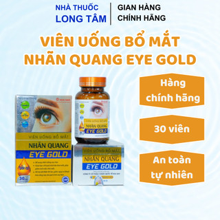 Viên Uống Bổ Mắt EYE GOLD Tăng Cường Thị Lực Mắt Chống Mỏi Mắt Chảy Nước Mắt
