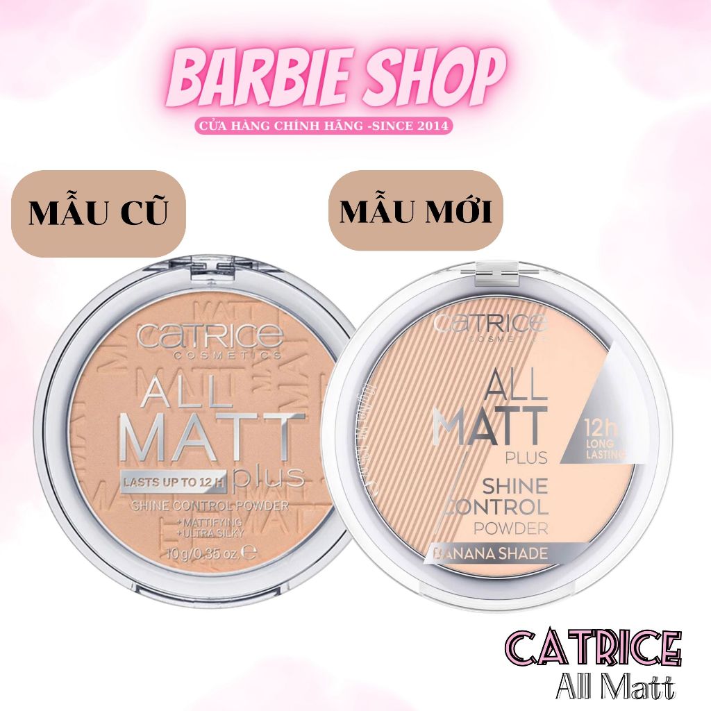 Phấn Phủ Nén Catrice All Matt Plus 12h