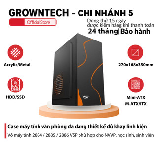 Vỏ case máy tính văn phòng , thùng máy tính mã 2884 / 2885 / 2886 vsp .