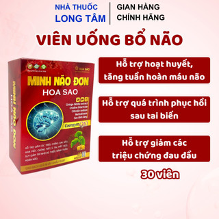 Viên Uống Bổ Não Minh Não Đơn Giảm Đau Đầu, Tăng Trí Nhớ Cho Người Lớn Và Trẻ Em