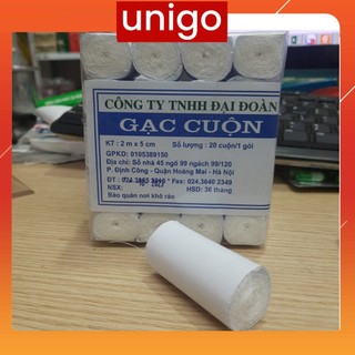 Gạc cuộn y tế băng vết thương, sơ cứu vết thương - 1 cuộn