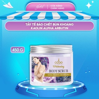 Tẩy Tế Bào Chết Body Thebol Muối Khoáng Cà Phê Giúp Dưỡng Da Trắng Sáng Mềm Mịn Toàn Thân 450gr