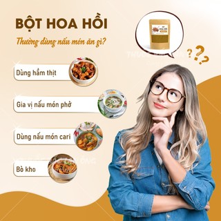 Bột Hoa Hồi 1kg (Bột Đại Hồi)