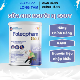 Sữa GOUT Fotecpham Sữa Bột Cho Người Lớn Sữa Cho Người Lớn Tuổi Bị Gout Và Đau Xương Khớp Chính Hãng