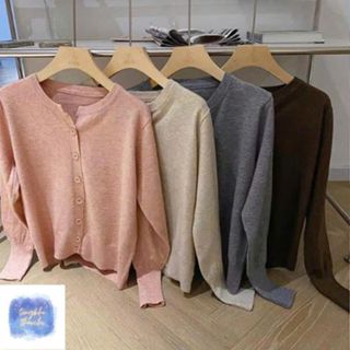 Khoác Áo Mỏng Cardigan Mỏng Nữ Chất Mịn Thoải Mái Ôm Body Phong Cách Hàn Quốc Dễ Phối Dễ Mặc | Tổng Kho Thảo Chi