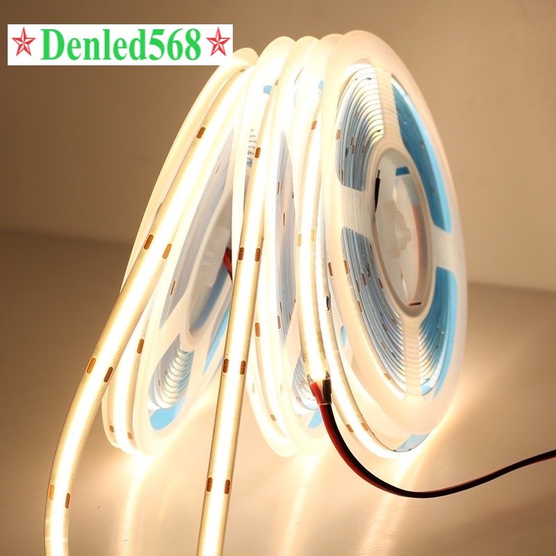 Dây led Cob 12v dán hắt trần hắt tường led dán nhôm định hình led silicon dẻo led nội thất