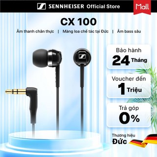 Tai nghe có dây sennheiser cx 100 - bảo hành 2 năm chính hãng