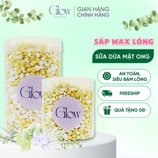  Sáp Wax Lông Nóng Sữa Dừa Mật Ong Siêu Bám Lông GLOWWAXING Thân Thiện Với Làn Da Hương Thơm Sữa Dừa Nhẹ Nhàng CHE TÊN 