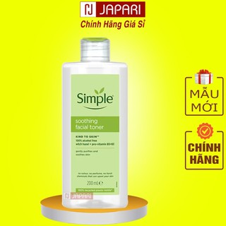 Toner Simple Cho Da Dầu Mụn,Khô, Nhạy Cảm - Nước Hoa Hồng Simple Cân Bằng Da Tonner Simple Chính Hãng - Toners JAPARI
