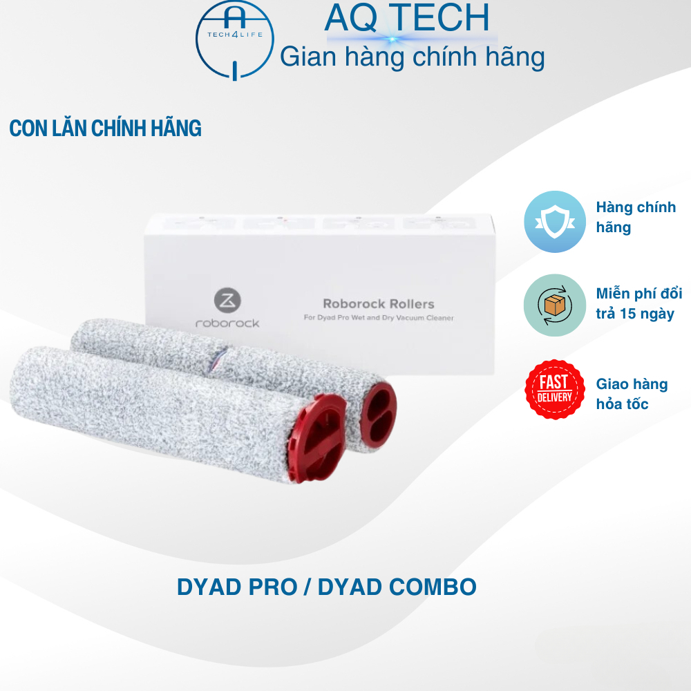 [Chính Hãng] Bộ con lăn Roborock Dyad Pro/ Dyad Combo / Flexi Pro/F25/F25 LT/F25 RT/F25 ACE/F25 ACE 