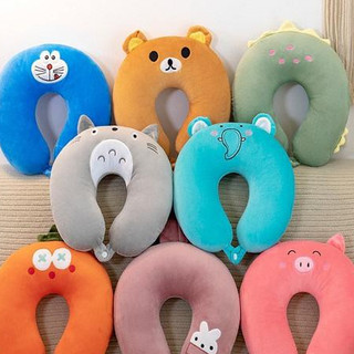 Gối cổ tựa đầu ô tô chữ u chữ c gối văn phòng hoặc kê cổ đi tàu xe xe hơi máy bay du lịch