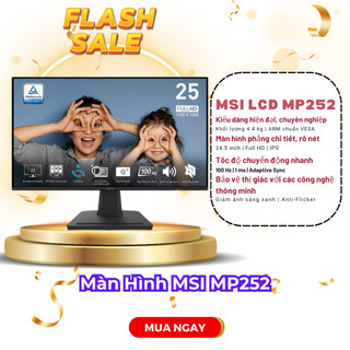 Màn hình MSI Pro MP241X | MP251 | MP245V | MP252 AdaptiveSync - DisplayKit - Hàng Chính hãng - Bảo hành 24 tháng