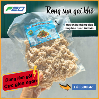 2kg {4 túi} Rong Sụn Gai Khô Muối - Rong Sụn gai dùng làm gỏi, Nấu Chè - Rong Biển Làm Gỏi / Làm Nộm