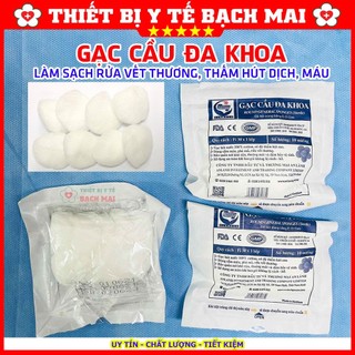 Gạc Cầu Đa Khoa Gói 10 Miếng