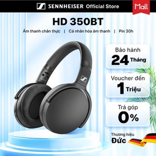 Tai nghe chụp tai bluetooth có micro sennheiser hd 350bt không dây - bảo hành 2 năm