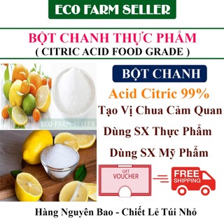 Combo 5 kg bột chua axit citric - bột chanh - phụ gia thực phẩm