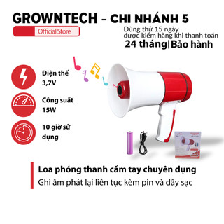 Loa phóng thanh MS 16 004 có ghi âm phát lại liên tục bán hàng rong kèm pin và dây sạc