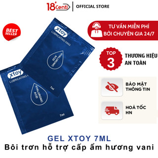 Gel Bôi Trơn XTOY LUBRICATING KING, Gốc Nước, Gel HA gốc nước, Dạng Gói Tiện Dụng 7ML