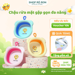 Chậu rửa mặt gập gọn - Chậu gập gọn hình Hổ - Shop Rô Ron