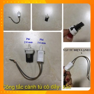 Công tắc cánh cửa tủ quần áo, tủ lạnh công tắc hành trình mở cửa đèn sáng, thường đóng - Tròn