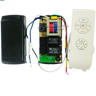 Bộ điều khiển quạt trần có đèn điều khiển từ xa thời gian tốc độ gió điều khiển tốc độ quạt trần sóng RF