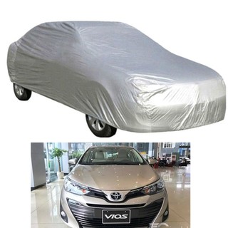 Bạt Phủ xe Ô Tô Vios Vải Dù OXFORD Siêu Bền, Bạt Trùm Xe Hơi Chống Nắng Mưa Bảo Vệ Xe