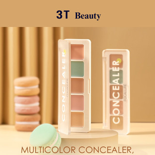 Kem che khuyết điểm Focallure 5 màu độ che phủ cao không thấm nước lâu trôi 4.3g 3T Beauty