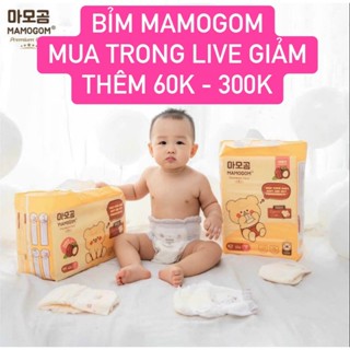 [MẪU MỚI PREMIUM] Tã/ Bỉm MAMOGOM hữu cơ cao cấp Hàn Quốc dán/ quần đủ size S62/M52/M48/L44/XL40/XXL38.