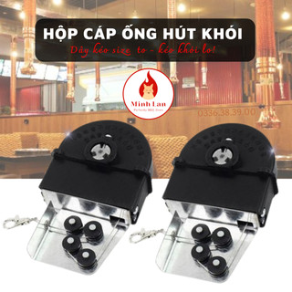 Hộp dây cáp, hộp cáp, cuộn cáp ống hút khói bếp nướng Hàn Quốc (có thể tuỳ chỉnh lực kéo mạnh, yếu theo ý muốn)