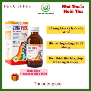 [ Kèm Quà Tặng] ZinC Plex - Kẽm , Lysin cho trẻ nhỏ [ Nhập khẩu chính hãng Ital