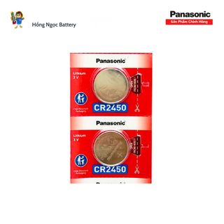 2 Viên Pin CR2450 Panasonic Indonesia 3V -Hàng chính hãng