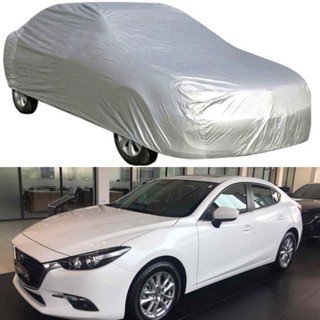 Bạt Phủ xe Ô Tô MAZDA 3 Sendan Vải Dù OXFORD Siêu Bền, Bạt Trùm Xe Hơi Chống Nắng Mưa Bảo Vệ Xe