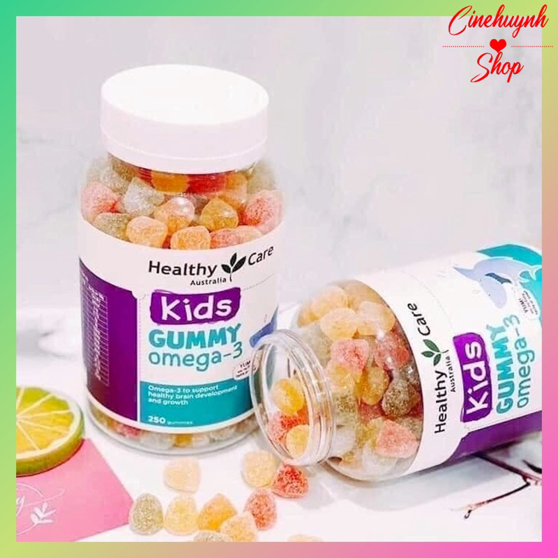 KẸO DẺO GUMMY MULTIVITAMIN HEALTHY CARE VÀ OMEGA3 CHO BÉ